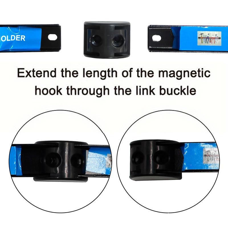 8,12,18,24 Inch Suport Magnetic pentru Scule Bară pentru Scule pentru Sarcină Grea, Raft Organizator Metalic pentru Economisirea Spațiului Instrument Pentru Atelier Garaj Acasă