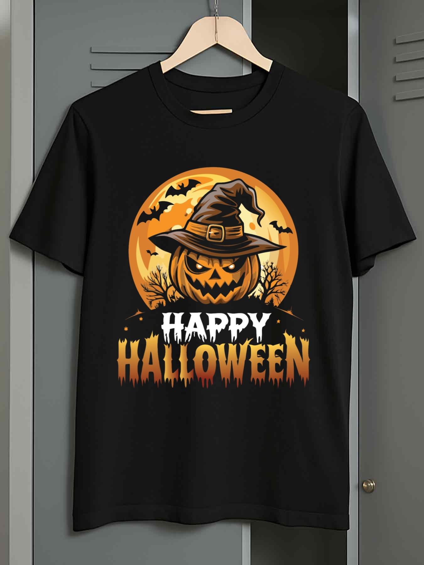Men s T-Shirt Y2K Halloween T-Shirtcomfort Colors 100 Black S