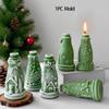 1PC Christmas Bottle Aromatherapy Candle Mold DIY Christmas Decoration Ornament Decoration Christmas Tree Relief Grinding Tool