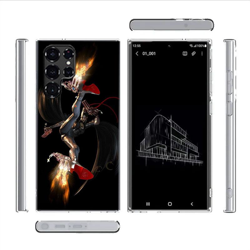 Bayonetta Cases Phone Case for Samsung Galaxy S26 Ultra S25 Edge S24 S23 FE S21 Plus S20 S22 S10 Cover TPU Capa Shell Shockproof