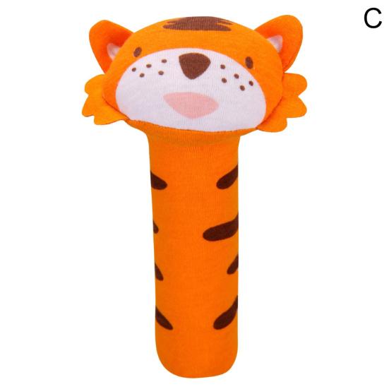 Baby Niedlichen Cartoon Form Weiche Hand Rassel mit Sound Greif Spielzeug Wiege Ornament