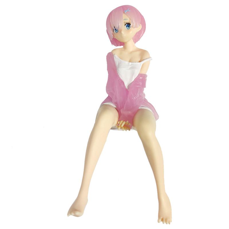 14cm Anime Re: Life In A Different World From Zero Rem Ram Action Figures PVC Model Collection Kids Toys Statue Christmas Gift