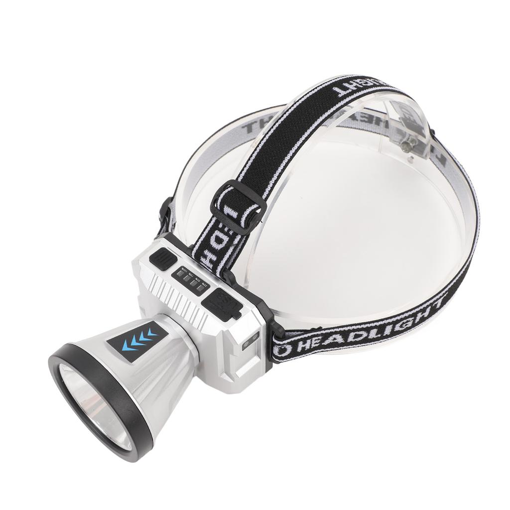 High Power Headlamp Rechargeable Super Bright LED Adjustable Angle Portable Outdoor Waterproof for C