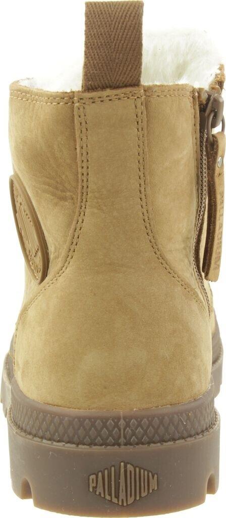 Ботинки Palladium Pampa HI ZIP WL на подкладке коричневые 0598