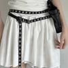 1 pièce Ceinture Fine Polyvalente à Rivets pour Femme