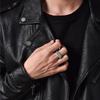 Men's INS Design Thai Silver Retro Open Ring - Unique High Street Personality