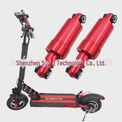 KUGOO M4 Pro 10" Electric Scooter Red/Black Accessory & Shock Absorption Package