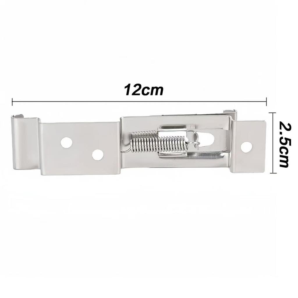 Stainless Steel Trailer License Plate Holder Camping RV License Plate Cover Holder Car Frame Bracket Fixture Car Accessories License Plate Covers