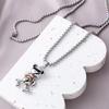 2023 Rainbow Bear Necklace: Trendy Unisex Hip Hop Sweater Chain, Personalized and Versatile for Students and Couples
