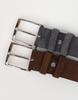 IKALOOK Italy Cowhide Solid Suede Belt Abe102