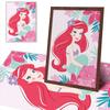 DIY Diamond Painting The Playful Mermaid Princess Cross Stitch Kit Mosaic Art Diamond Painting Full Circle Diamond Home Decoration