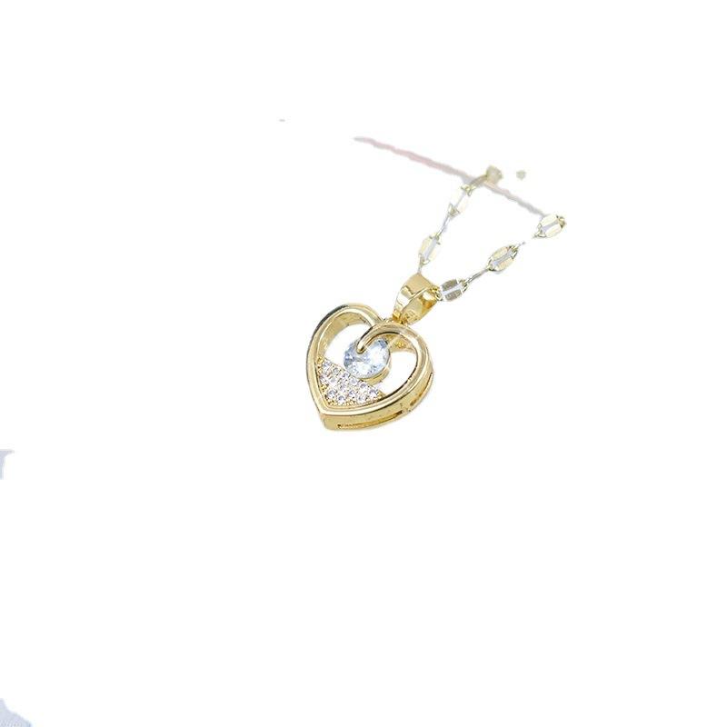 Heart Of The Sea Necklace Female Design National Tide Versatile Cold Wind Send Friends Network
