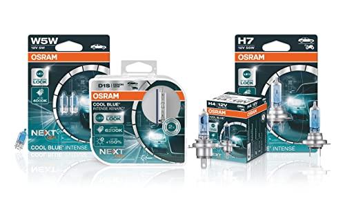 Osram COOL BLUE INTENSE H1 100% Brightness Up to 5000K Halogen Headlight Lamp LED Look Duo Box (2 Lights) 64150CBN-HCB