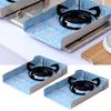 2pcs Kitchen Oil Deflector Aluminum Foil Heat Insulation Oil Proof Grease Splatter Deflector