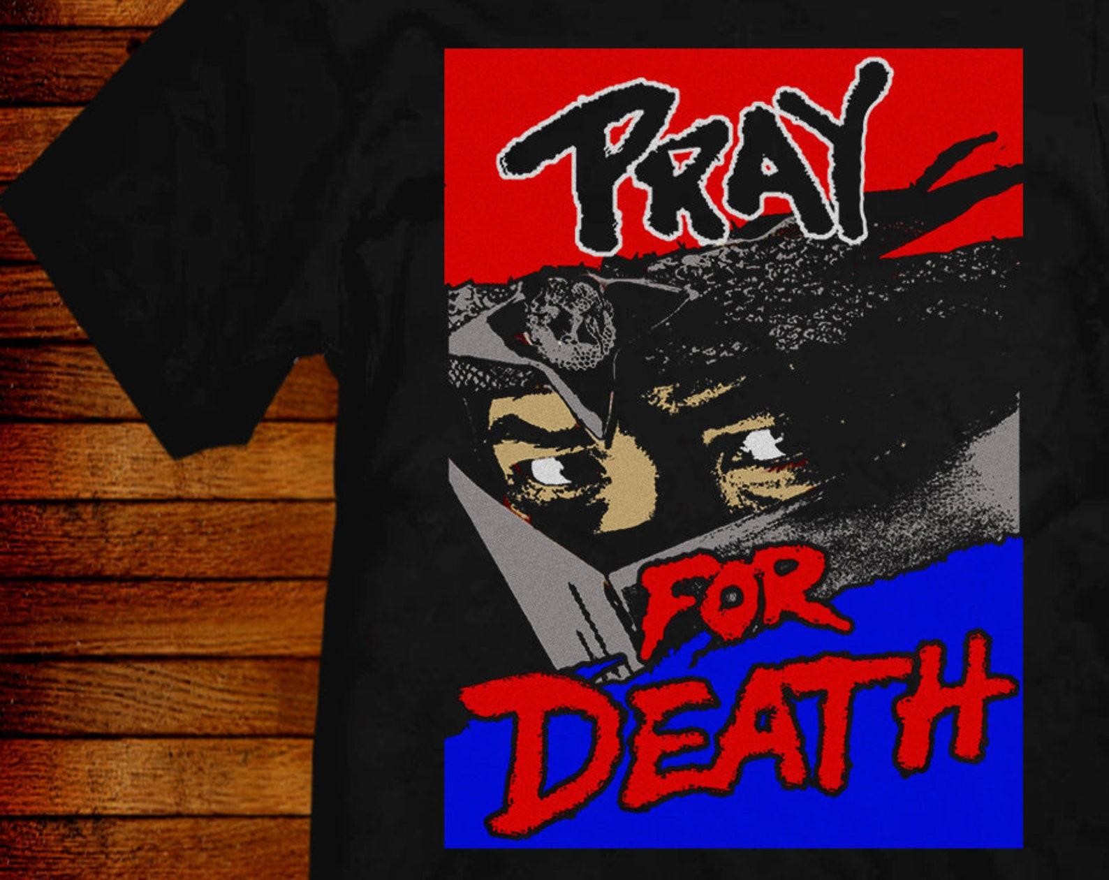 Pray For Death T shirt, 80s Ninja Movie Tee 2XL
