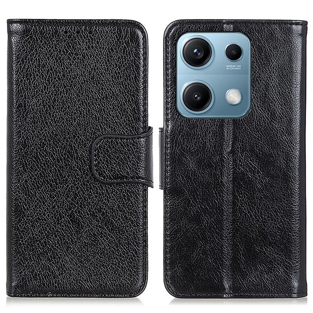 For Xiaomi Redmi Note 14S 4G Case Nappa Texture Split Leather Wallet Phone Cover