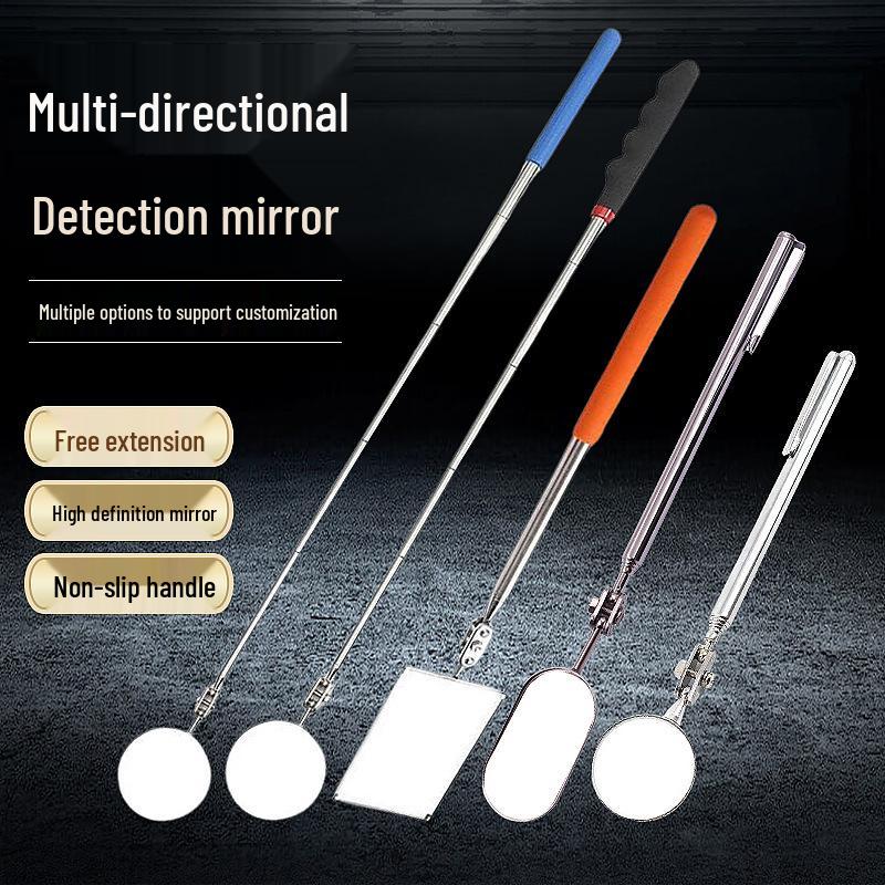

Телескопічне складане дзеркало для огляду салону та автомобіля - Портативне дзеркало для макіяжу для ремонту авто 2 lb silver picker