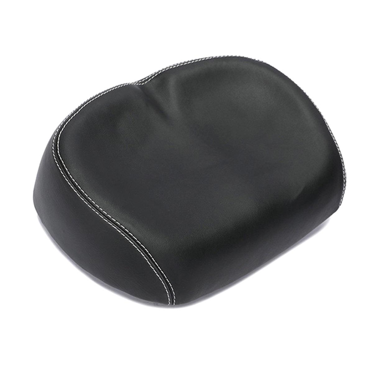 Wide Large Bicycle Saddle Padded High Density Thick Memory Foam Seat for Outdoor Indoor Cycling