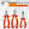 Fukuoka 1000V VDE Insulated Electrician Pliers: Needle-Nose, Diagonal, Tiger, High Voltage-Resistant Steel Wire Pliers