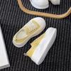 2025 Spring and Autumn New Retro High-end Soft Leather Thick Baseplate Shoes Heightening Versatile White Shoes Fashion Casual Shoes