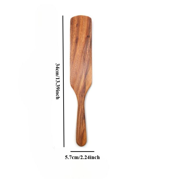 Teak Wood Spatula, Cooking Salad, Leaky Spatula, Stir Fry Steak Sauce, Spatula, Kitchen Tools