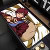 Mouse Pad Naruto Gaara Large PC Computer Gamer Gaming Accessories Mousepad Edge White Keyboard Desk Mat Carpet Table Pad