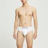 Calvin Klein CK Logo Jacquard Slips Herrenunterwäsche Weiß NB3082-100