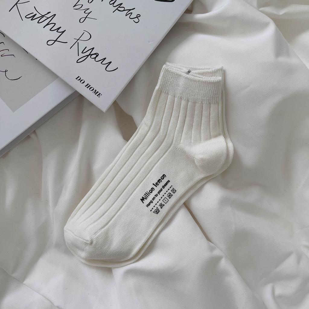 22 Saison Socken Herren Bootssocken Doppelnadel Baumwolle Herrensocken Kurz Einfarbig Low-Top Basic Basic Vielseitiger Stil