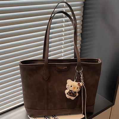 Retro Simple Large-capacity Tote Bag Women's Autumn New Underarm Bag Texture Shoulder Large Bag Casual Bag
