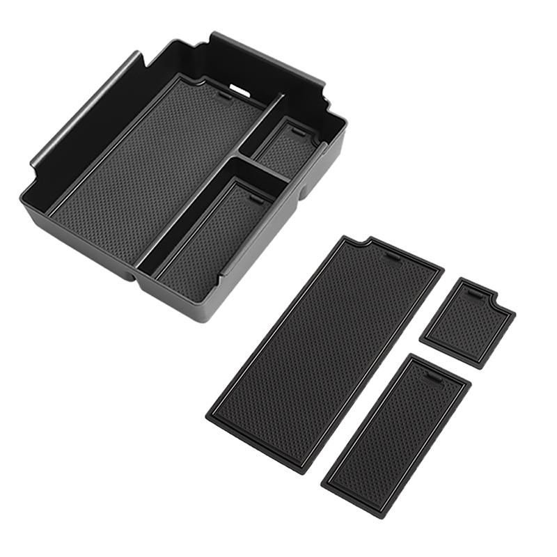 

Center Console Armrest Storage Box For BYD Shark 6 2024 2025 Car Tray Organizers Tidying Tool Box Car Accessories For BYD Black чорний