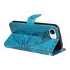 For iPhone 16e Case with Hand Strap Butterfly PU Leather Wallet Phone Cover
