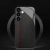 Custodia per telefono in vetro temperato con motivo texturizzato adatta per Samsung Galaxy S26 S25 S24 S23 S22 S20 FE/Ultra/Plus cover posteriore anti-caduta