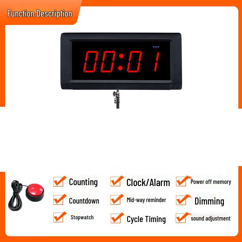 Futen 1.5-inch 6-Digit Competition & Training Timer