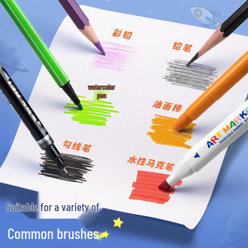 Extra Thick A4 Tearable Ink-Proof Blank Sketchbook for Kids