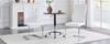 [Set of 2] Dining Chair in White Diamond Pattern: High Backrest + Comfortable Seat Cushion, Silver-Colored Metal Frame Non-Slip and Durable