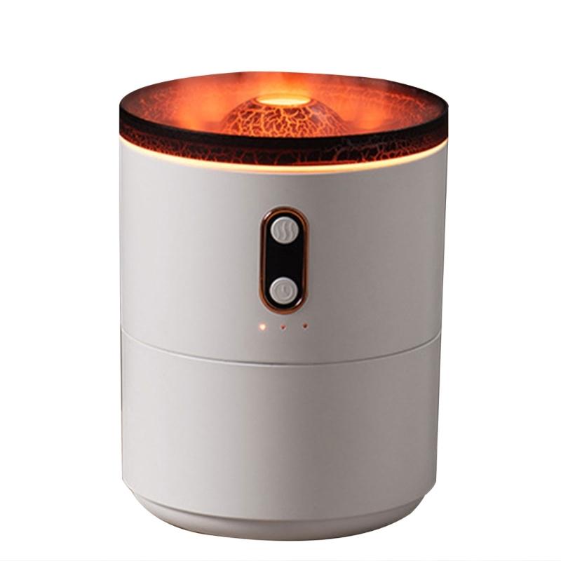

Elegant Volcano Humidifier with High Efficiency Moisture Aesthetic White Room Accessory Suitable for Dry Environment