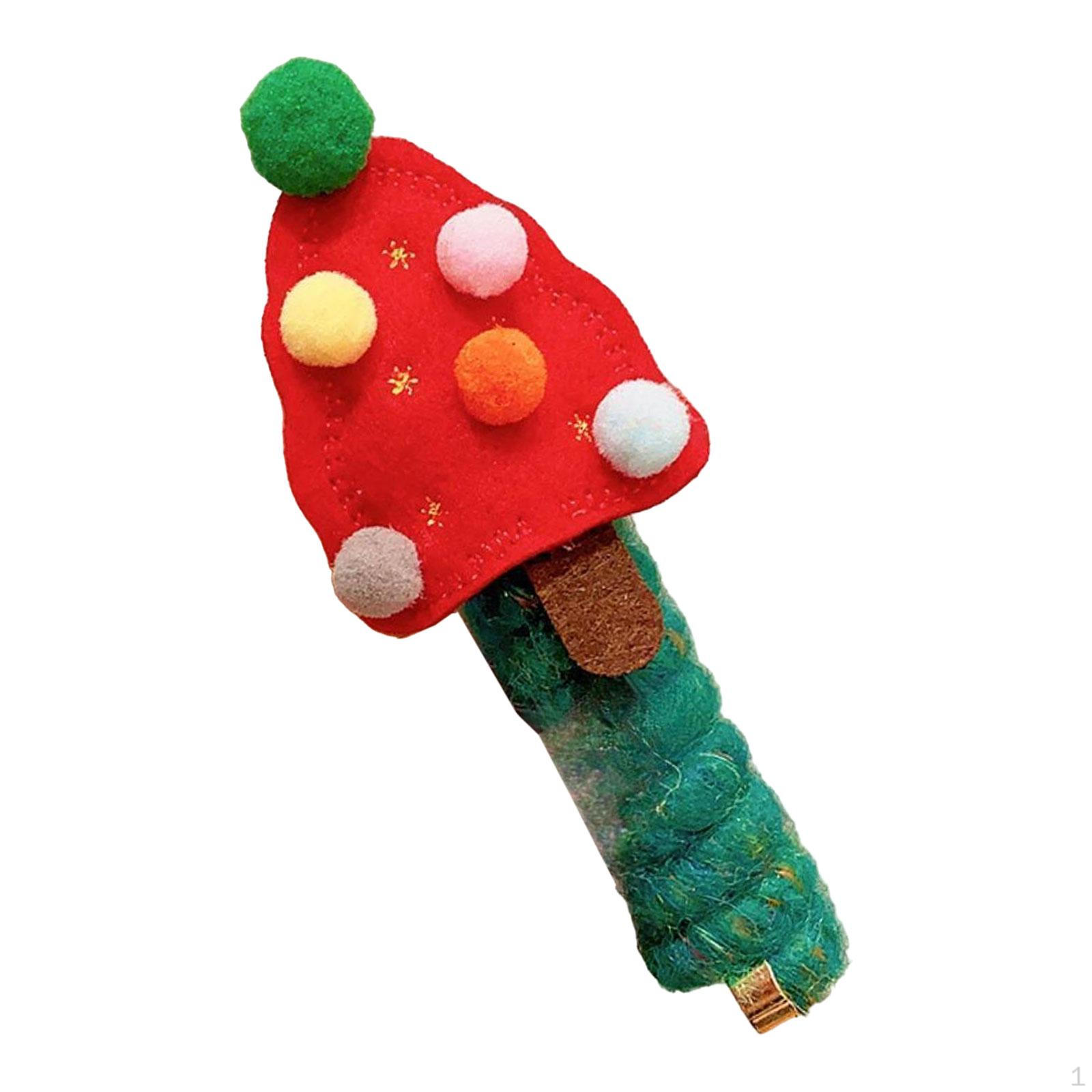 

Christmas Spiral Hair Tie Braided Elastic Coils for Thin Red Christmas Tree