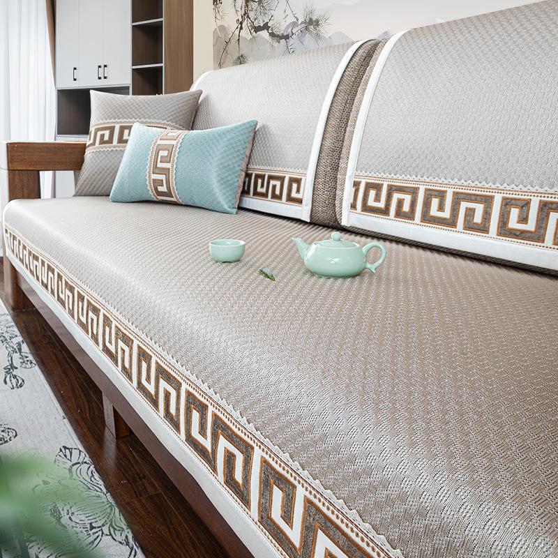 

New Chinese Sofa Cushion New Four-Season Universal High-End Non-Slip Sofa Cover Sofa Seat Cushion Cover Cloth Towel 70*70cm