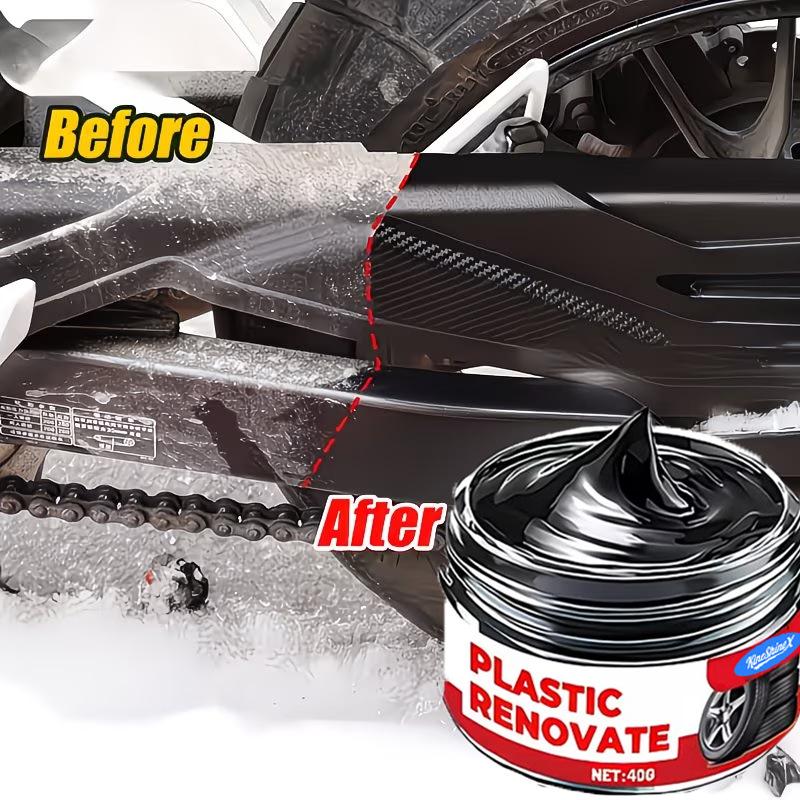 Xiaomi Car Interior Scratch Repair Paste Tire Shine Restoration 80g Restoration of Black Interior and Dashboard Plastic Surfaces