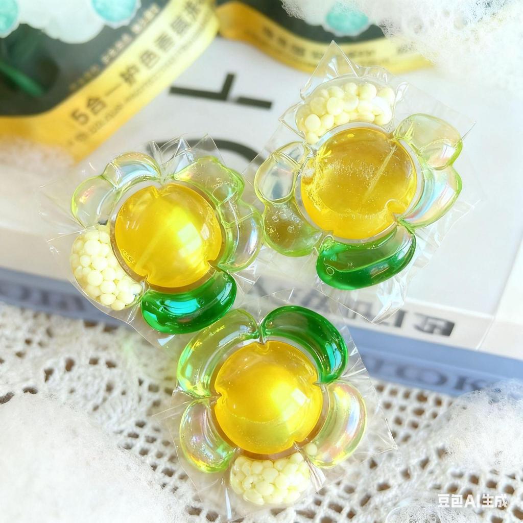 Półksiężyc trzykomorowe Koraliki do prania trzy w jednym Koraliki do prania odkażające,zapachowe