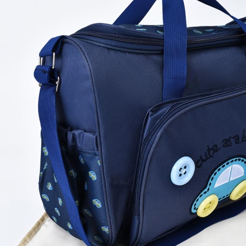 4Pcs Multifunctional Baby Changing Bag Set Spacious and Practical Baby Changing Bag Set for Modern Parenting Needs