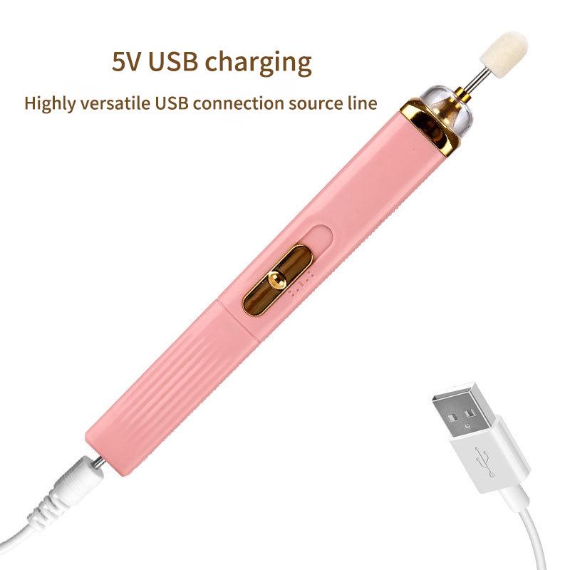 USB Rechargeable Mini Nail Grinder and Polisher Pen
