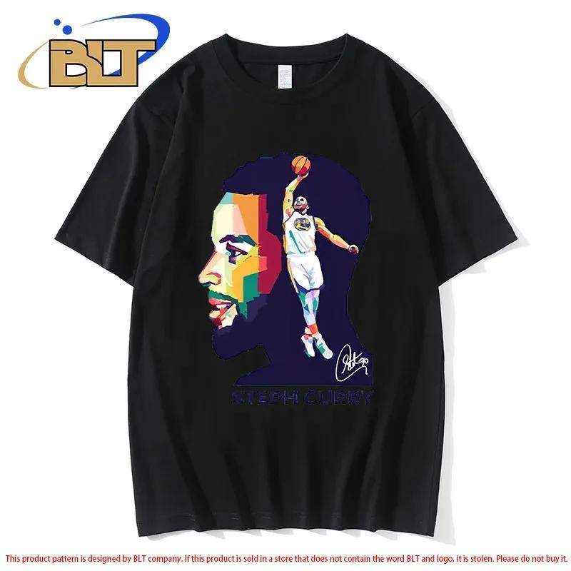 Stephen Curry Fan Clothing Summer Adult Short-sleeved Fashionable T-shirt Sports Tops for Ventilate Men and Women
