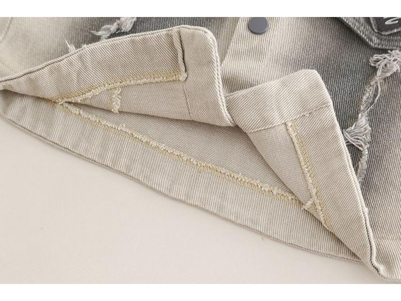 Boys' Trendy Denim 3-Piece Set: Stylish Spring/Autumn Outfit with Shirt and Outerwear