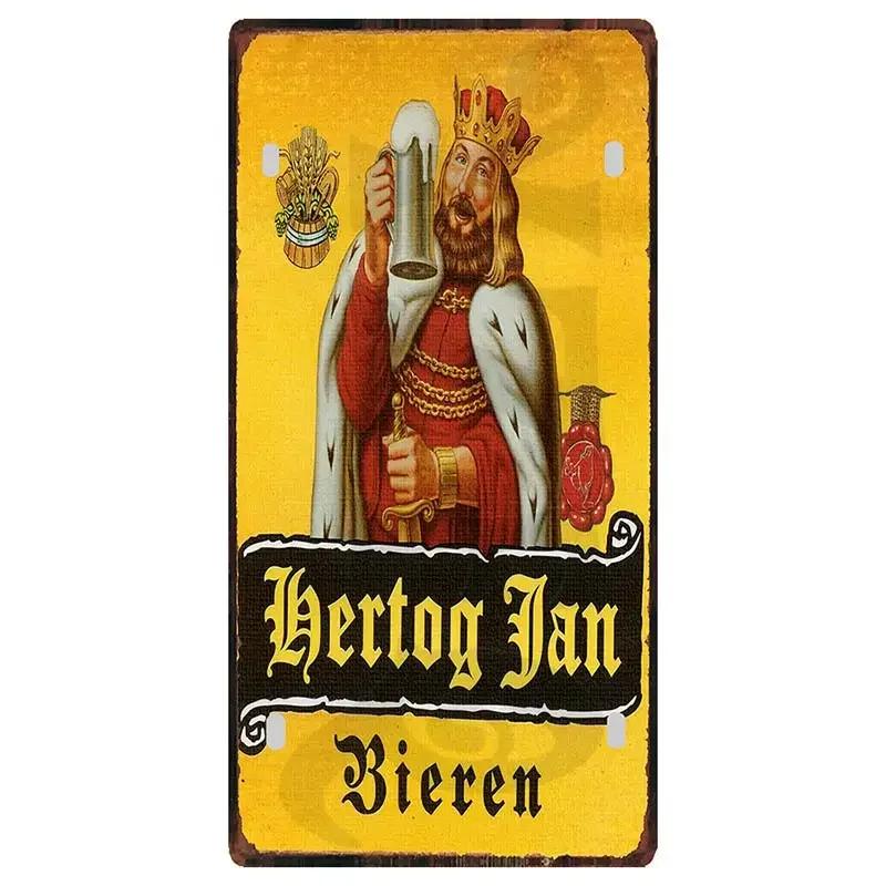 Belgian Beer Metal Sign 6x12 Inch Duvel Corona Jupiler Zot Plate For Wall Home Restaurant Craft Decor 30X15CM DC-1636A