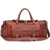 Biggest Largest Leather Duffle Bag, Men Overnight Carry-On Travel Luggage Gym