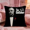 The GGodfather Movie Cushion Cover Premium Comfort Reversible Pillow Cove Two In One Design For Any Room  Car Interior