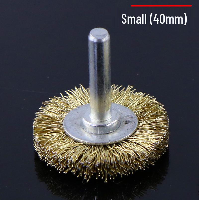Tire Repair Low-Speed Soft Steel Wire Grinding Brush for Surface Cleaning