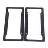 1/2Pcs Universal License Plate Frame Carbon Pattern Plastic License Plate Frame Bracket With Standard Screw Kits