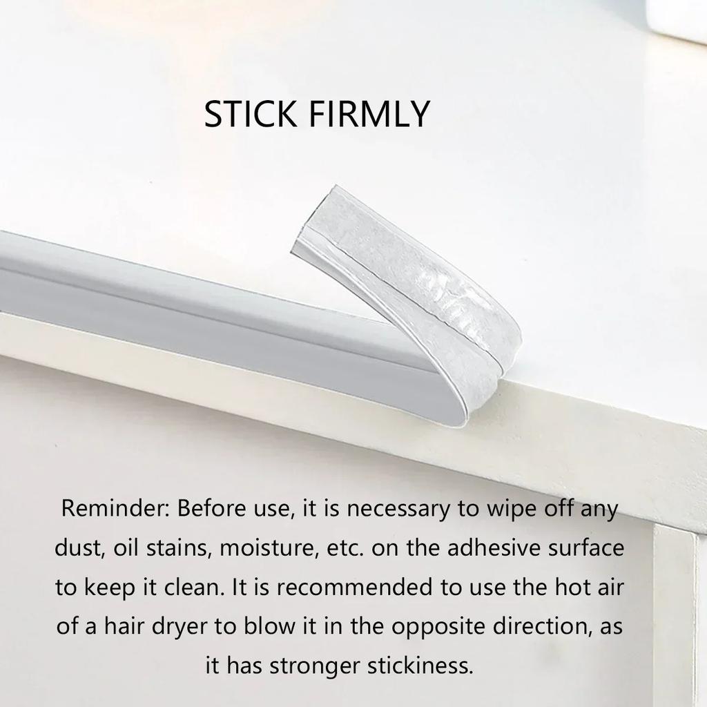 Home Anti Collision Strip Safety Corner Guards Soft Edge Bump Protection for Table Waterproof Anti Mould Self Adhesive Strip